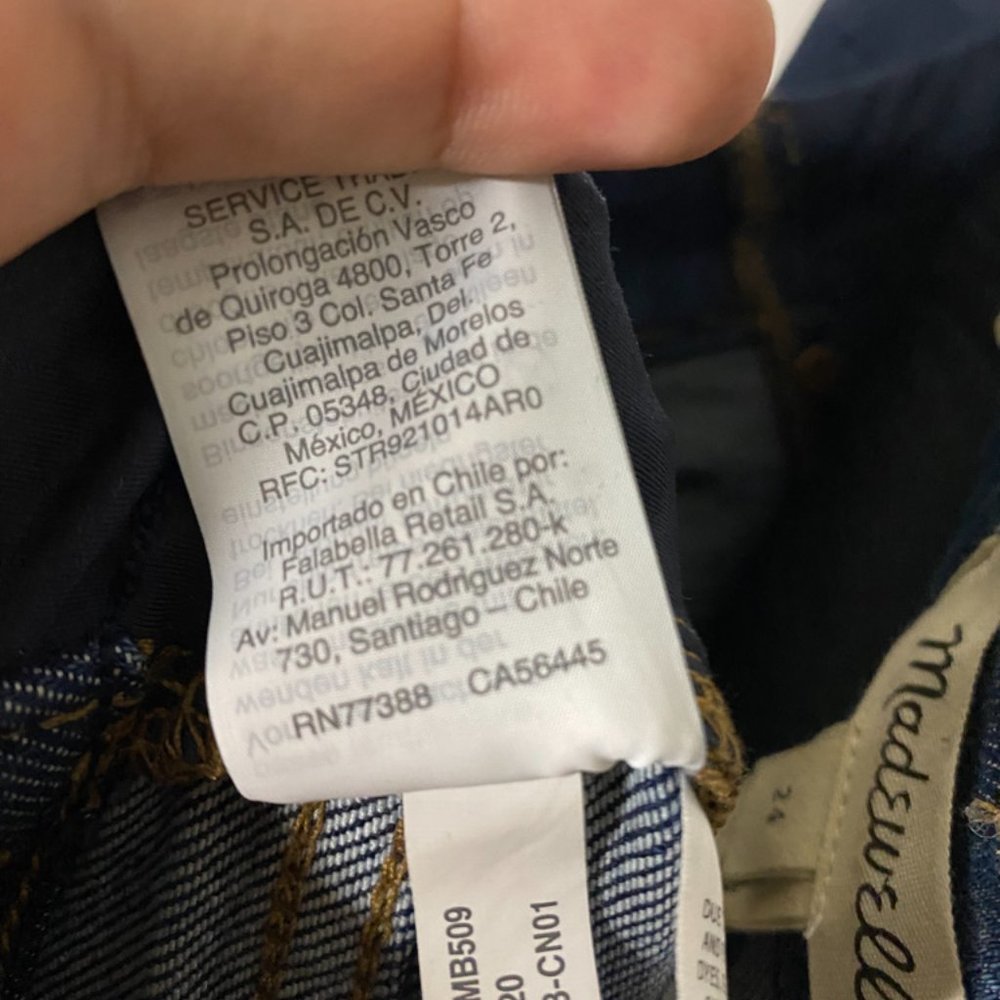 Madewell Maternity Skinny Size 24 Medium Wash - Picture 11 of 11